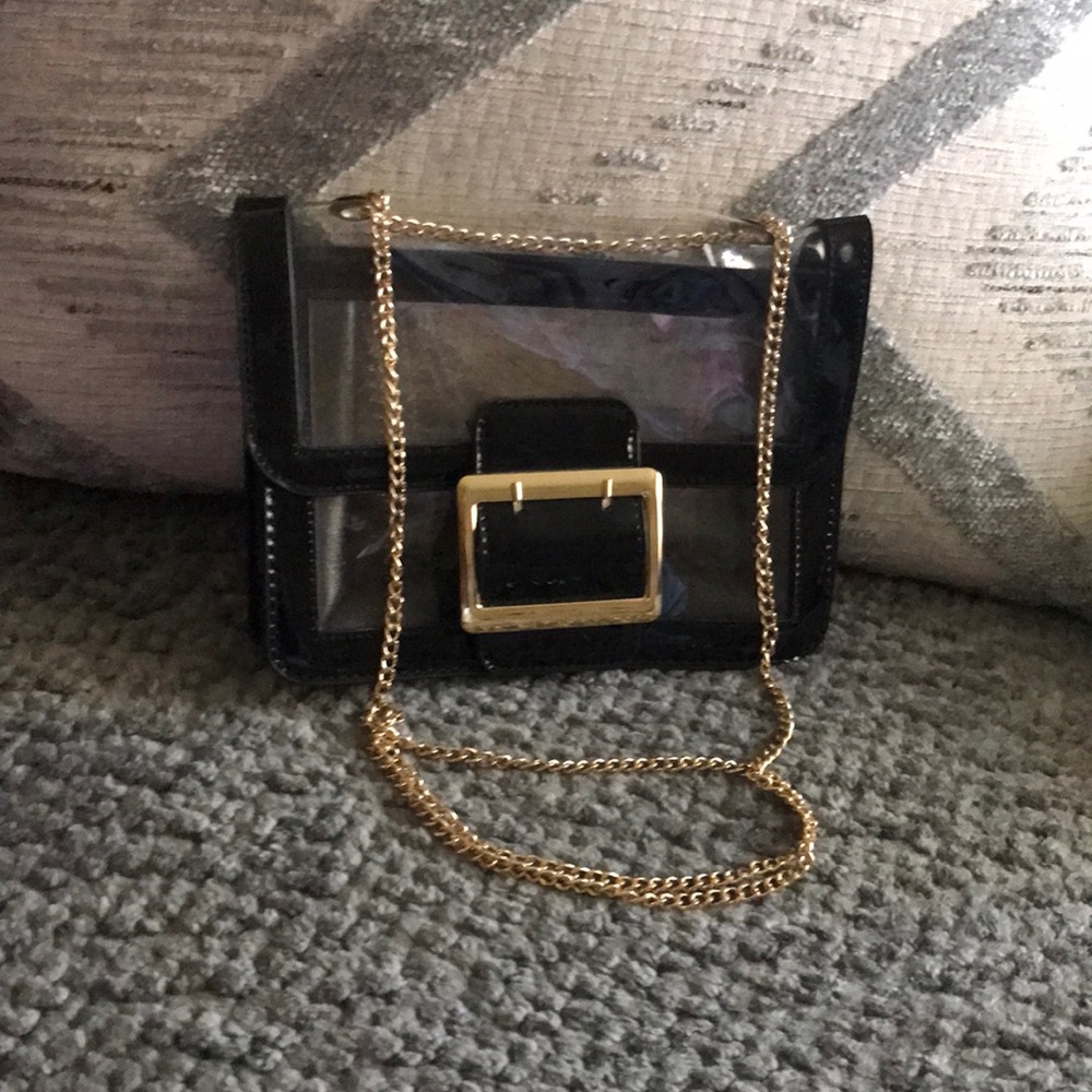 🟦Woman’s New Clear Buckle Handbag/Cross Boy Chain
